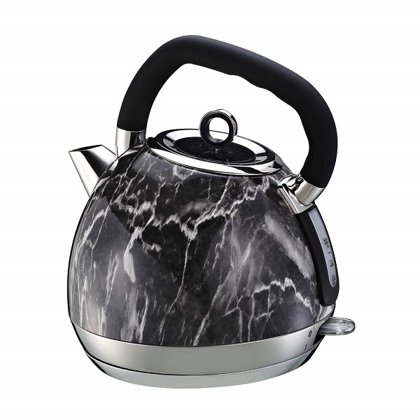 SQ Cordless Electric Kettle 2200W 1.8L, Stainless Steel with Marble ...